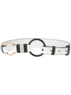 Dvf Diane Von Furstenberg Ring Detail Belt - White