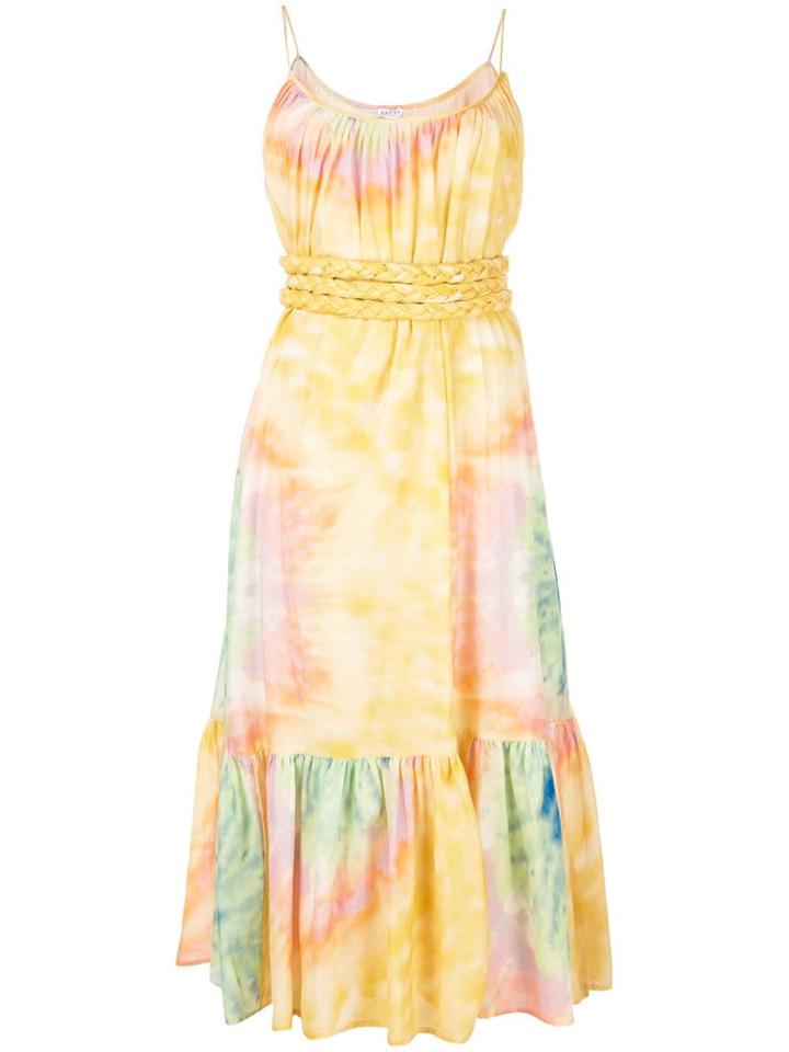 Rhode Resort Lea Tie Dye Dress - Yellow