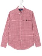 Ralph Lauren Kids - Classic Checked Shirt - Kids - Cotton - 14 Yrs, Red
