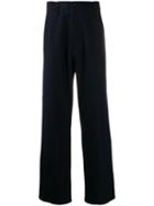 Maison Margiela High-rise Loose-fit Trousers - Blue