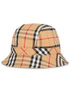 Burberry Vintage Check Cotton Bucket Hat - Brown