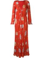 Giorgio Armani Floral Print Maxi Dress