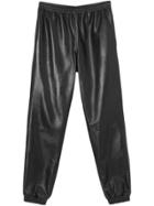 Burberry Plonge Lambskin Track Pants - Black