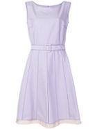 Marc Jacobs Belted Sundress - Pink & Purple
