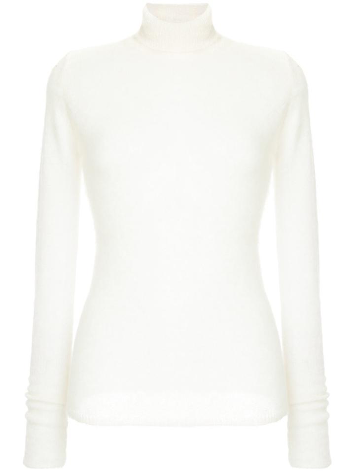 Estnation Roll Neck Jumper - White