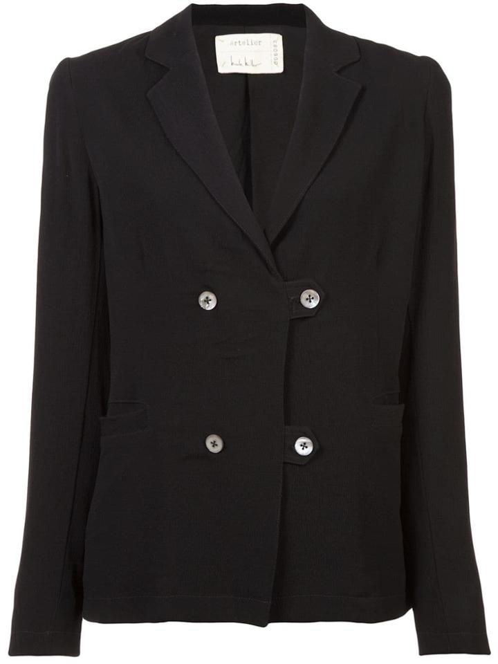Nicole Miller Straight Cut Blazer - Black