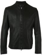 Munderingskompagniet Osaka Leather Jacket, Men's, Size: Medium, Black, Cotton/leather/polyester