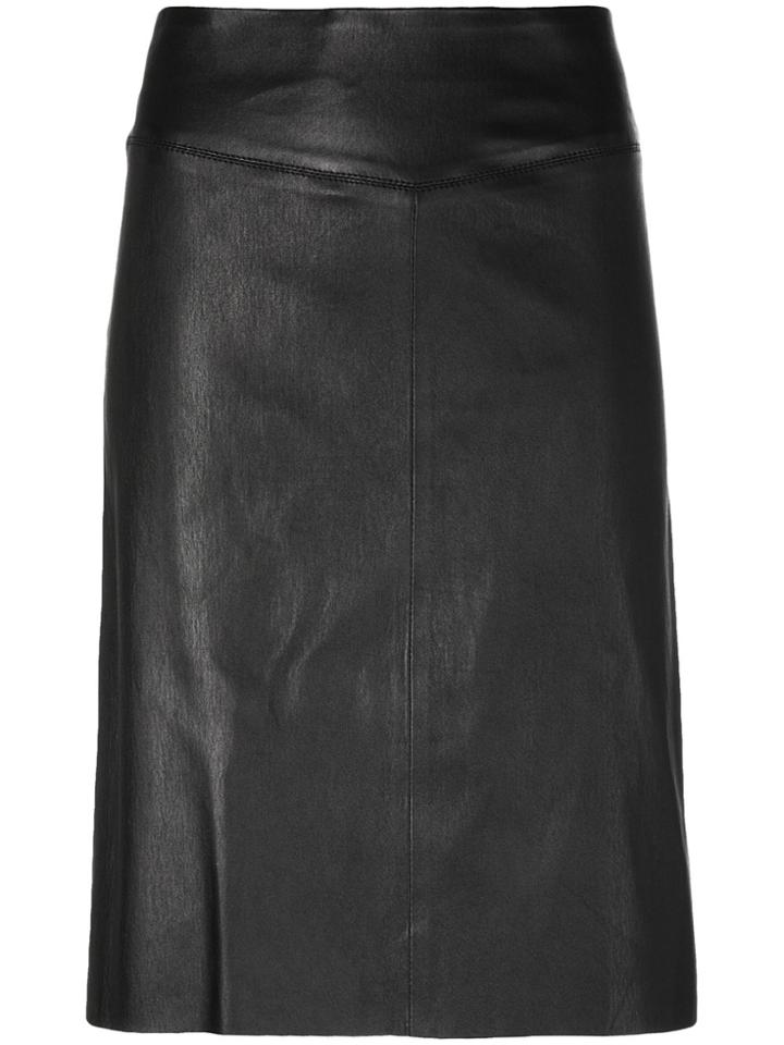 Joseph Panelled Fitted Skirt - Black
