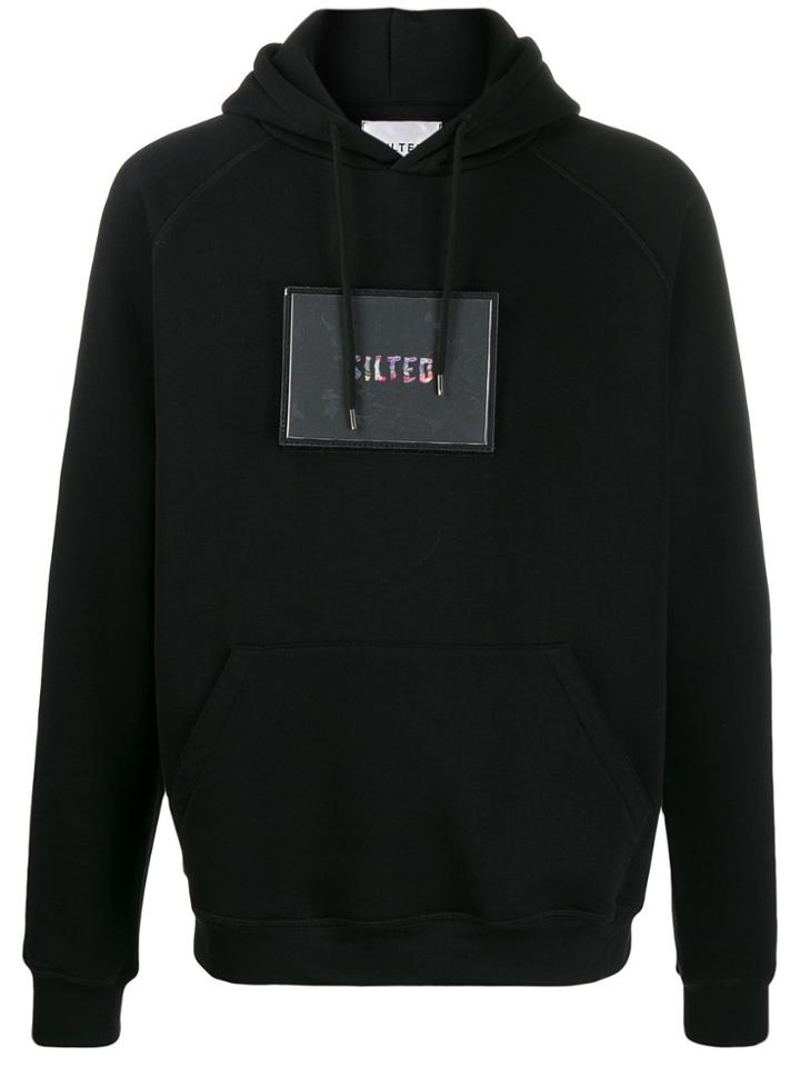 The Silted Company Premium Touch Strap Logo Hoodie - Black