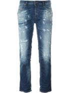Diesel Rizzo-ne Slim Jeans, Women's, Size: 25, Blue, Cotton/polyester/spandex/elastane