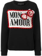 Michaela Buerger 'mon Amour' Jumper, Women's, Size: Medium, Black, Cotton/lurex/polyester/merino
