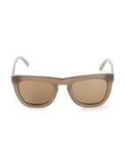 Neil Barrett - Chunky Frame Sunglasses - Men - Plastic - One Size, Brown, Plastic