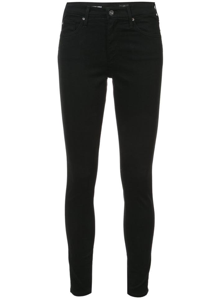 Ag Jeans Skinny High Waisted Jeans - Black