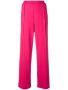 Area Contrast Band Trousers - Pink & Purple