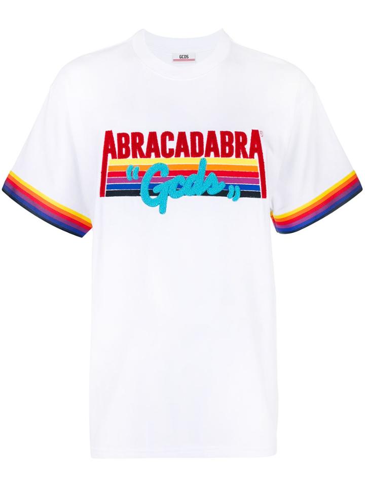 Gcds Abracadabra Embroidered T-shirt - White