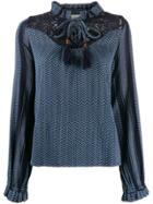 Cecilie Copenhagen Delphine Tassel Shirt - Blue