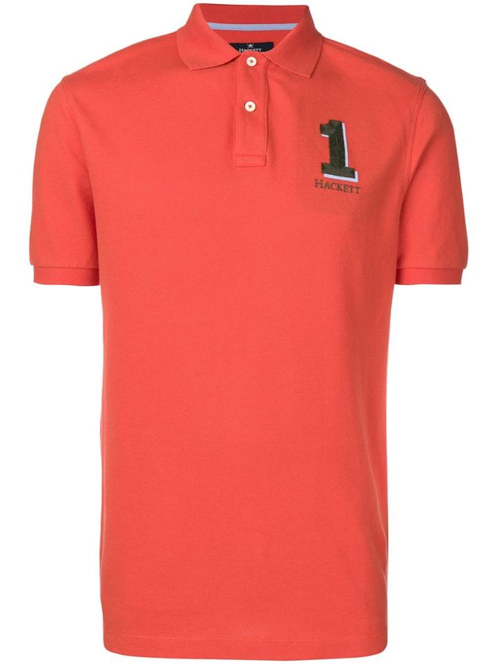 Hackett Short Sleeved Polo Shirt - Orange