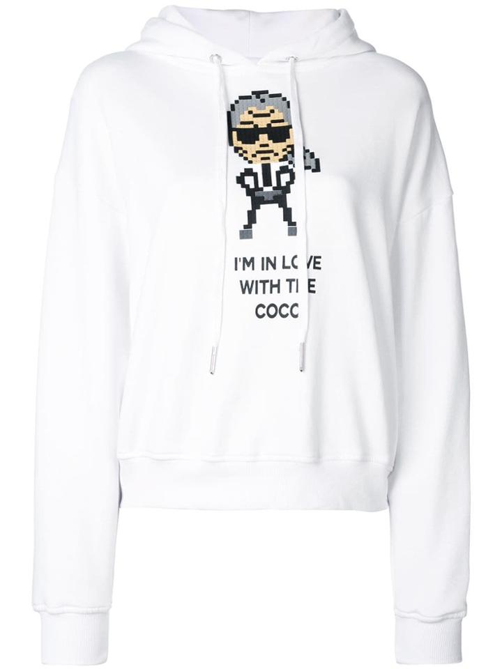 Mostly Heard Rarely Seen 8-bit Coco Hoodie - White