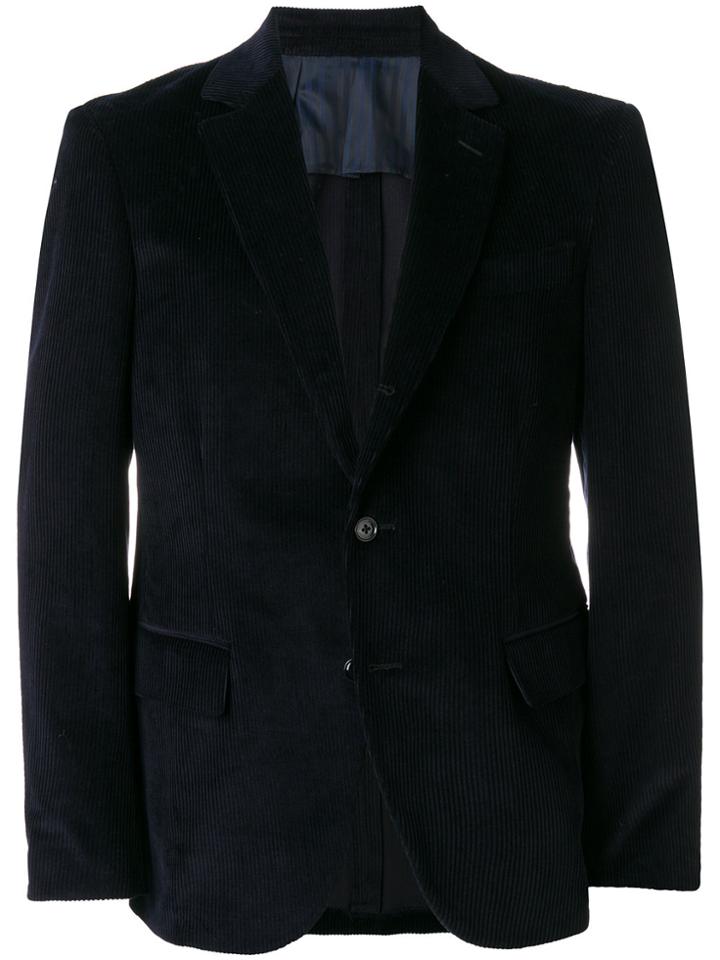 Mp Massimo Piombo Mono Breasted Jacket - Blue