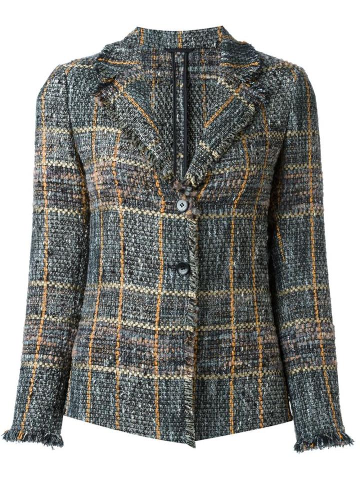 Etro Raw Edge Tweed Blazer