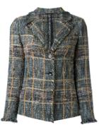 Etro Raw Edge Tweed Blazer