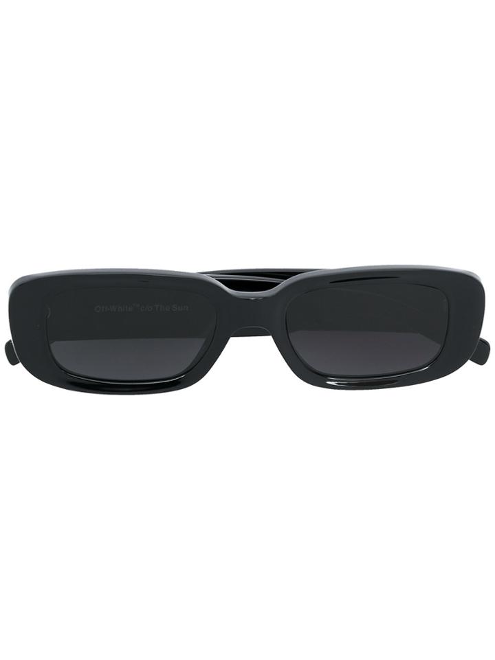Off-white Rectangular Sunglasses - Black