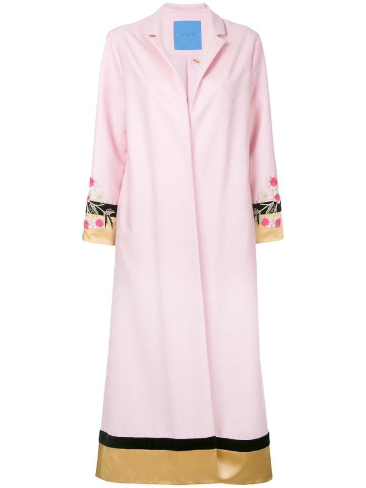 Macgraw Remedy Robe Coat - Pink & Purple