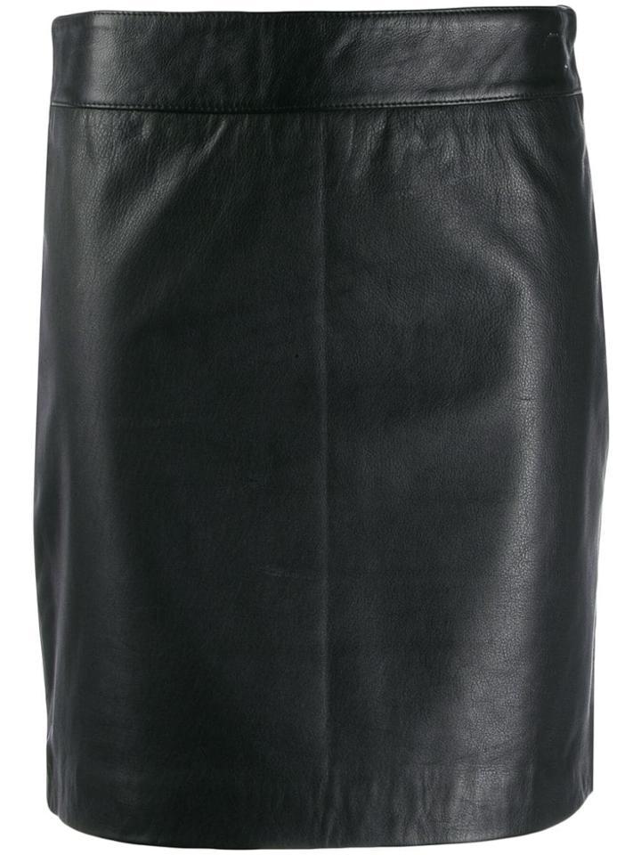 L'autre Chose Fitted Short Skirt - Black