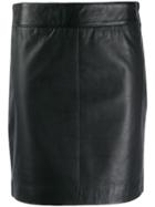 L'autre Chose Fitted Short Skirt - Black