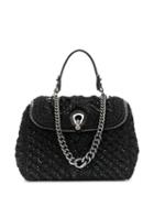 Ermanno Scervino Crystal Embellished Tote Bag - Black