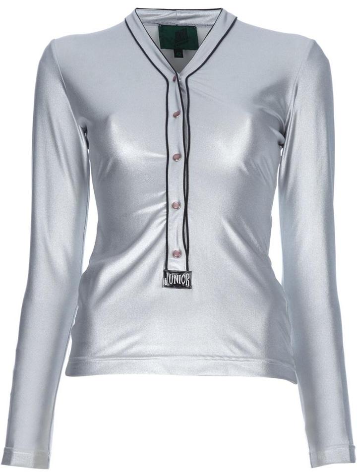 Jean Paul Gaultier Vintage Silver-tone Top