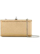 Vivienne Westwood Snake Skin Effect Clutch Bag - Metallic