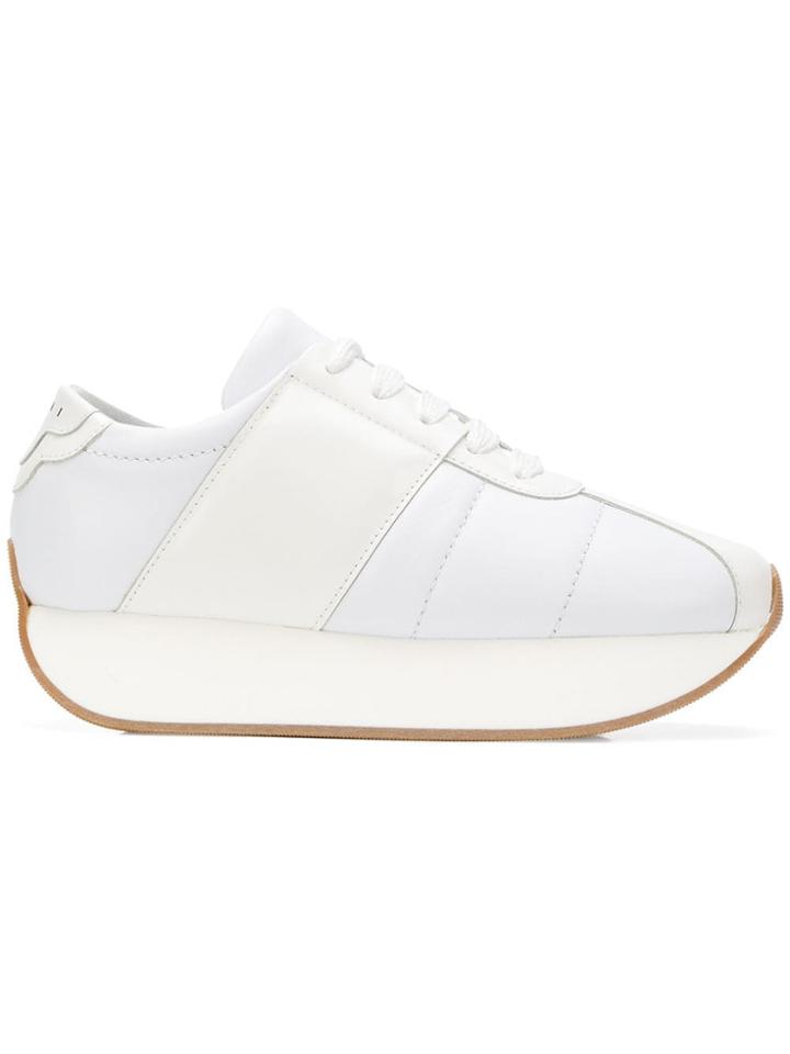 Marni Flatform Sneakers - White