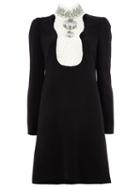 Giambattista Valli Embellished Neck Dress