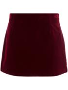 Red Valentino - Straight Mini Skirt - Women - Cotton/polyester/spandex/elastane/acetate - 44, Cotton/polyester/spandex/elastane/acetate