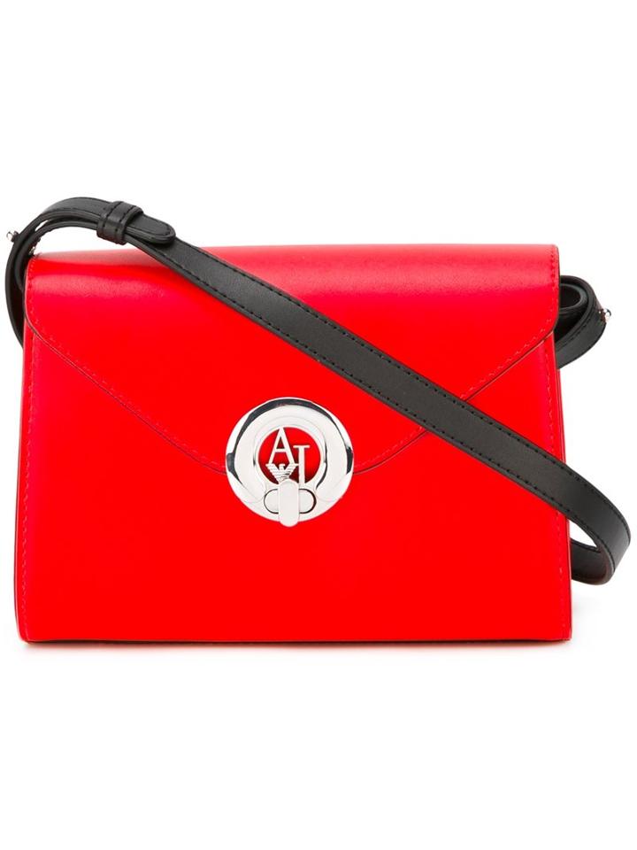 Armani Jeans Flap Closure Crossbody Bag