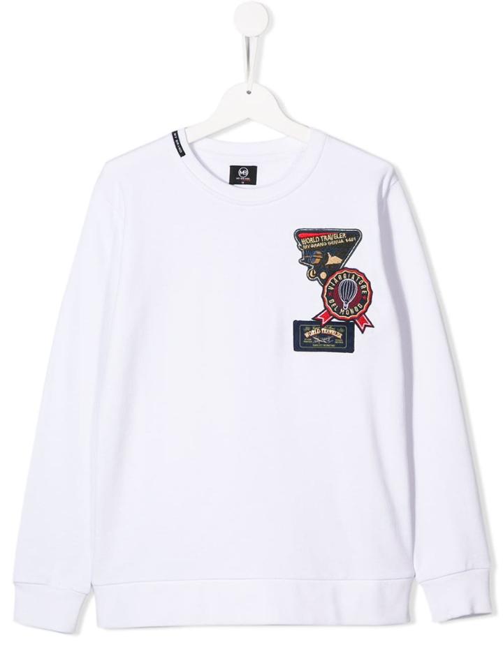 My Brand Kids Badge Sweatshirt - White