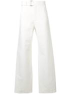 Oamc Flared Trousers - White