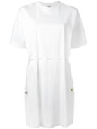 Kenzo - Lace-up Waist T-shirt Dress - Women - Cotton - L, White, Cotton