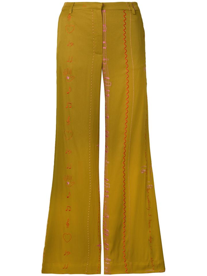 Stine Goya Lyrics Trousers - Yellow & Orange