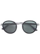 Gucci Eyewear Engraved Bridge Sunglasses - Black