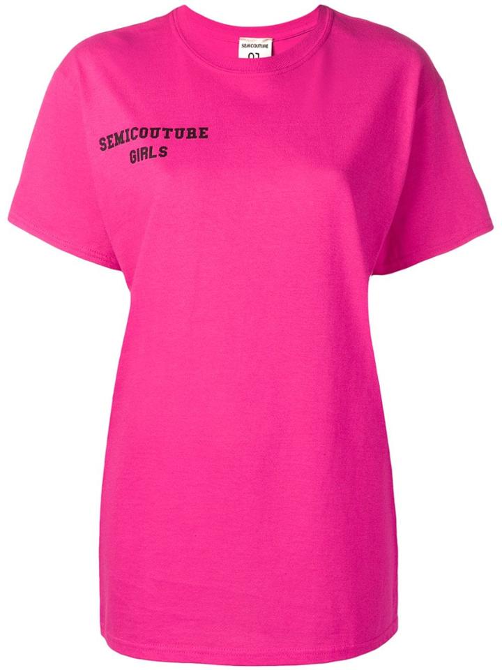 Semicouture 'cecilia' T-shirt - Pink