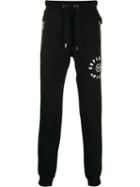 Philipp Plein Relaxed-fit Logo Track Pants - Black