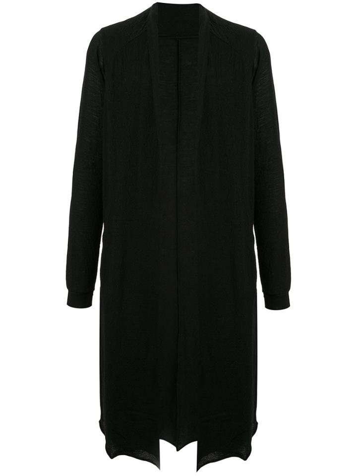 Devoa Open Front Cardigan - Black