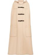 Miu Miu Double Cloth Cape - Brown