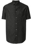 Emporio Armani Studded Logo Shirt - Black
