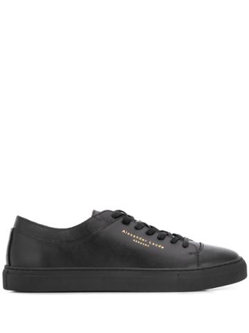 Alexander Laude Logo Embossed Sneakers - Black