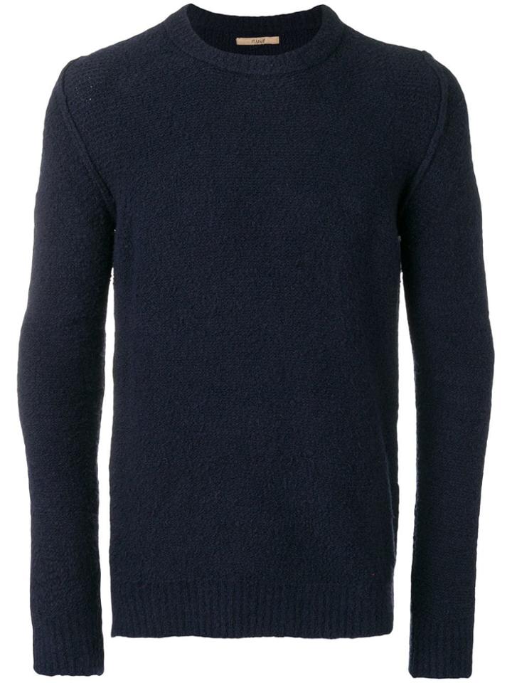 Nuur Round Neck Sweater - Blue