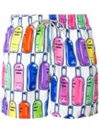 Mc2 Saint Barth - Bottles Print Swim Shorts - Men - Polyamide/polyester/spandex/elastane - S, Polyamide/polyester/spandex/elastane