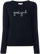 Chinti And Parker 'good Girl' Knit Sweater, Size: Small, Blue, Cashmere